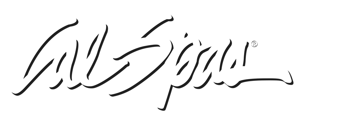 Calspas White logo hot tubs spas for sale Crofton